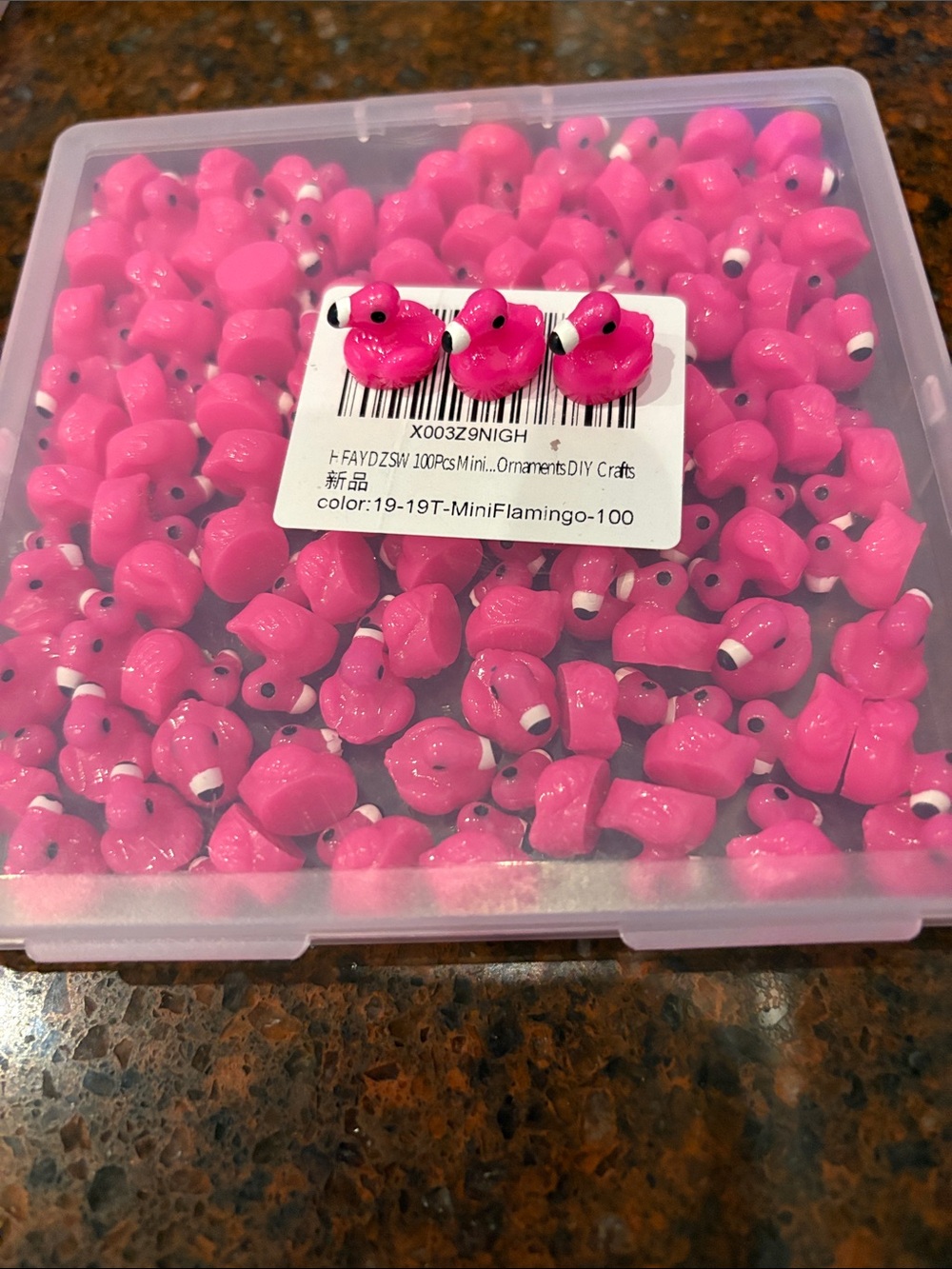 Mini Flamingo Beads - Pink Kids Accessories